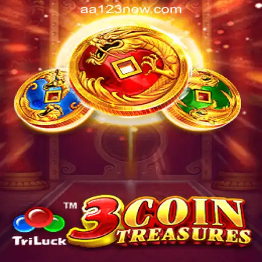 Discover the Adventure of 3CoinTreasures with AA123.COM Oficial Slots Brasil #1